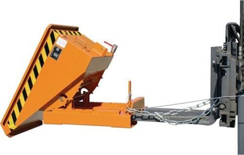 Bauer Mini-Spänebehälter EXPO-E 225, lackiert, Gelborange