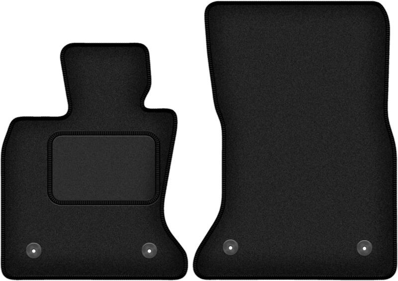 Schwarze Fußmatten vorne für Modell: BMW GT F07 xDrive GT (2009-2017)