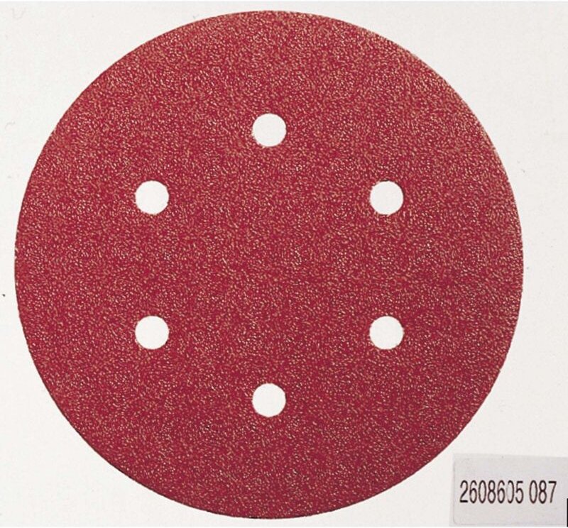 Bosch 5x Schleifblatt C430 Expert for Wood 6 Löcher Klett 150 mm K40 - 2608605716