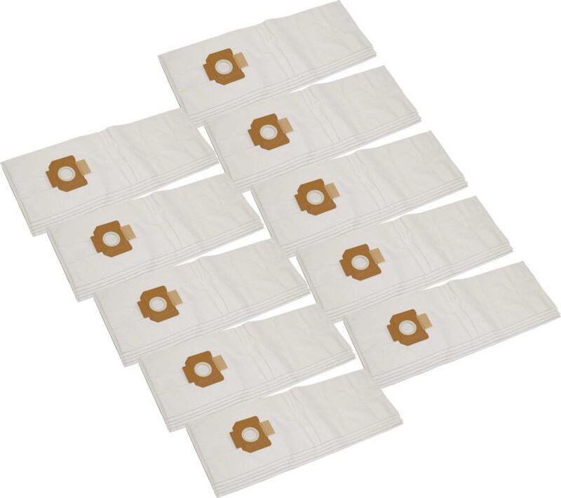 vhbw 50x Staubbeutel kompatibel mit WAP Alto 650-3M, 650-21, 550-3M, 550-31, 650-1M, 650-11, 550-2M Staubsauger - 45cm x...