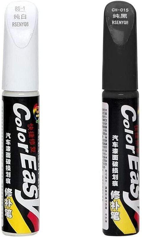 Auto-Ausbesserungsstift zur Kratzerreparatur – Schwarz und Weiß