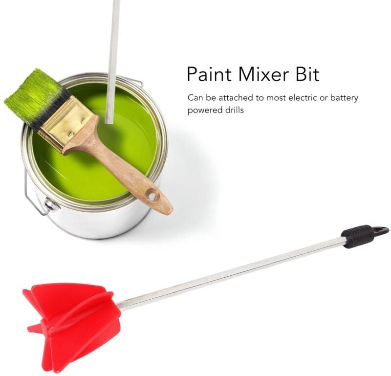 Farbmischer, Hocheffizienter Epoxidmischer, Einfache Installation, 1/4"-Schaft, Korrosionsbeständig zum Mischen viskoser...