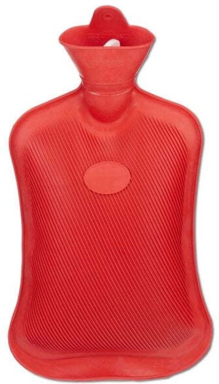 Hot water bottle without cover