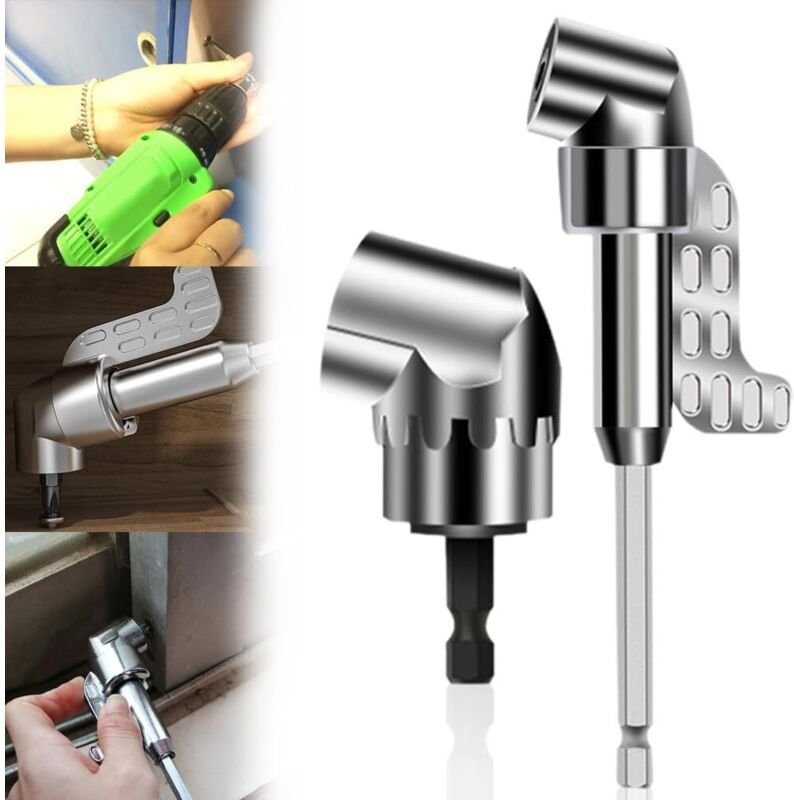 105°-Winkelbohradapter, neuer Cumul Sherum Winkelschrauber, Winkelbohraufsatz mit Schraubennabe für Heimwerkerarbeiten, ...
