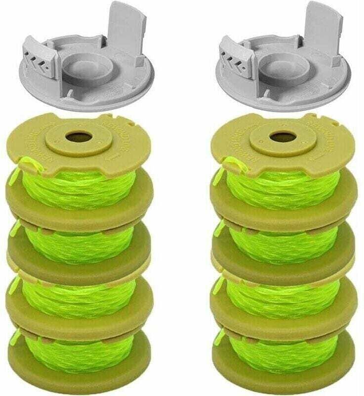 Vtizikl 10 Paquets Bobine de Rechange pour Coupe-bordure pouce pour Ryobi , Compatible Avec Ryobi One + AC14RL3A, Coupe-...