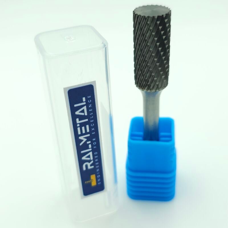 VHM zylindrische Rotationsfeile 6 x 12 mm - 60 HRC