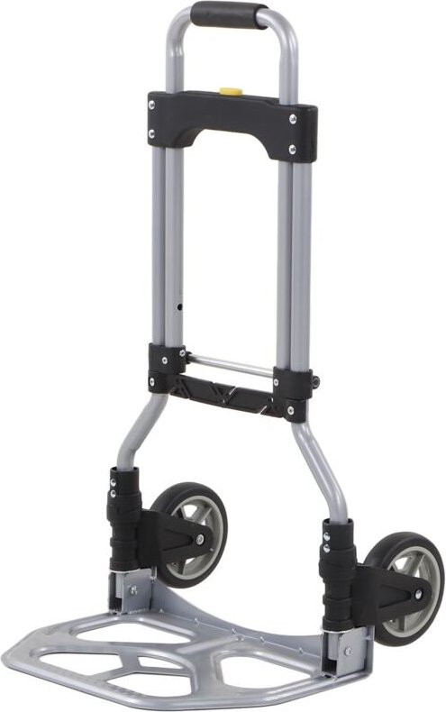 Ej.Life Sackkarre Klappbar, Transportkarre Handkarre mit Teleskopgriff Einkaufstrolley leichtgängige Räder Treppensackka...