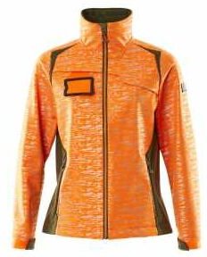 Accelerate safe Damen Softshell Jacke m. Reflexeffekten 19212-291-1433 Gr. m hi-vis orange/moosgrün - hi-vis orange/moos...