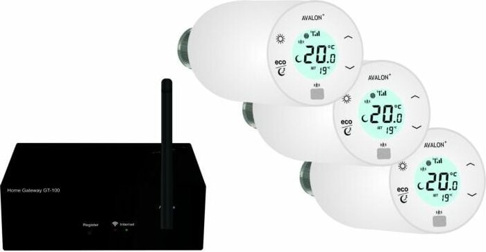 Markenartikel - blossom-ic Avalon+ Tres Set hydr. Abgl. Steuerung Heizkörper per Funk