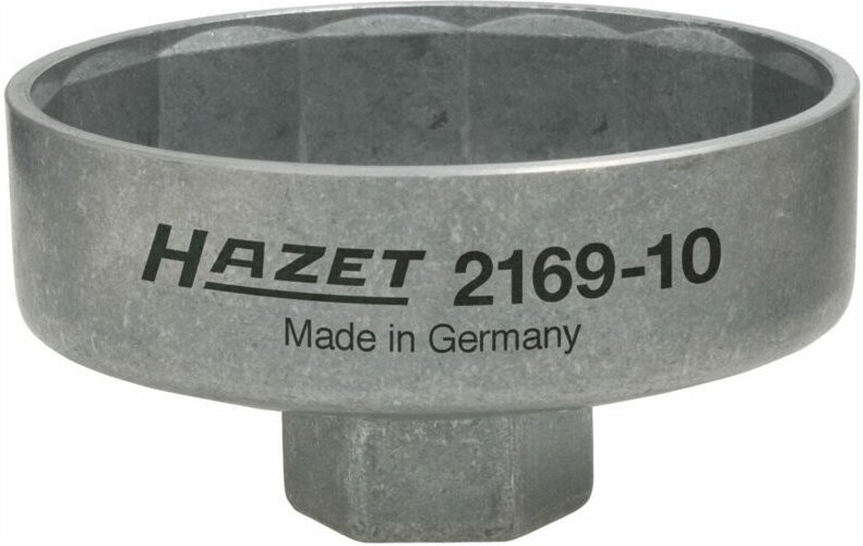 Hazet - lfilter-Schlüssel 2169-10 Vierkant hohl 10 mm (3/8 Zoll) Außen-14-kan