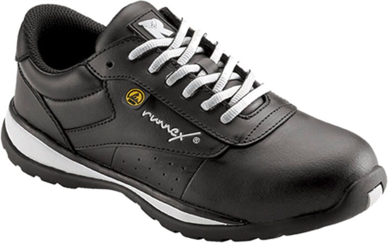 RUNNEX® S3-Damen-ESD-Sicherheitshalbschuhe GirlStar schwarz/weiß 5382 Gr. 36