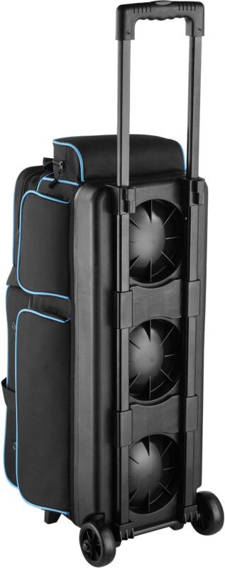 Mophorn Bowlingtasche mit 3 Rollen und Doppelrollen, inklusive Schuhfach (passend bis US-Größe 16) und großer Zubehörtas...