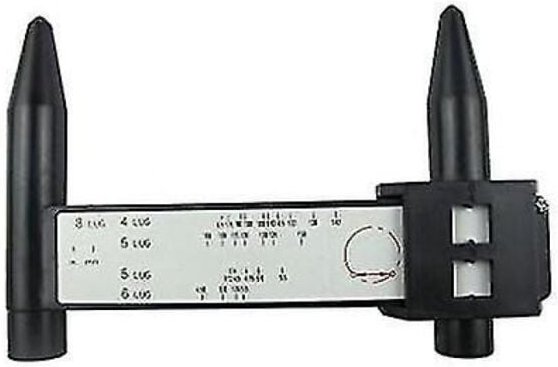 BEBUSINGOTO Gleit-Lochkreis-Messwerkzeug, Felge, 527er Lehre, 4 5 6 8, PCD-Lineal