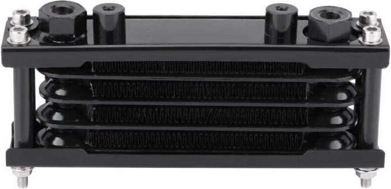 Motorrad-Ölkühler, universeller Motorrad-Motorölkühler (schwarz)