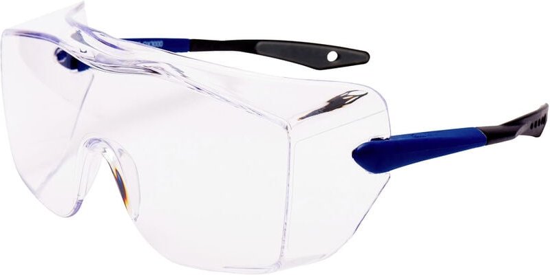 3M - aosafetyox OX3000B Schutzbrille Blau, Schwarz en 166-1 din 166-1