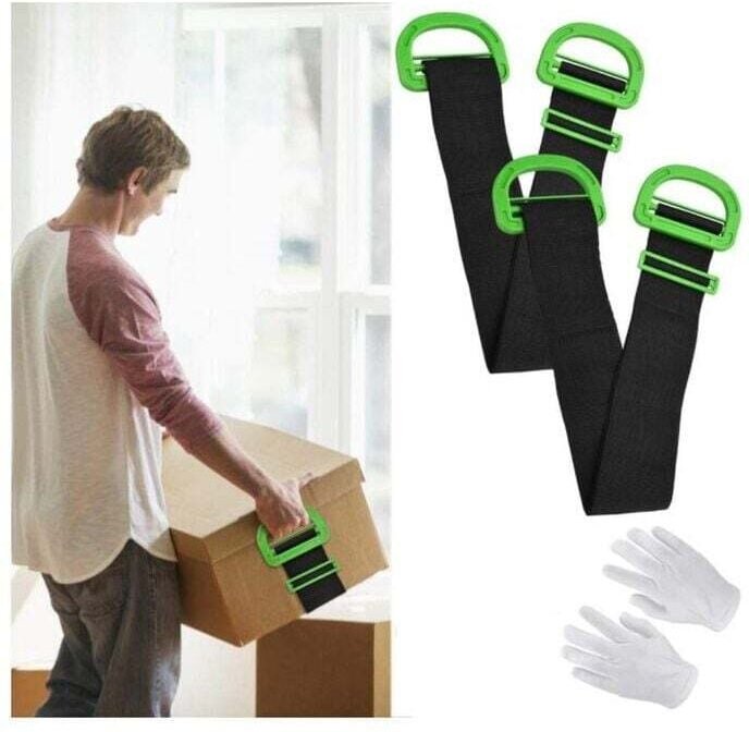 Moving Strap, Set of 2 Lifting Straps for Building Furniture Mattress, Moving Straps for 600 lbs, Carrying Straps for Mo...