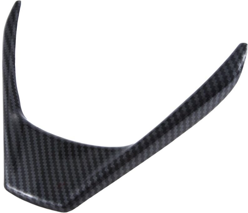 Tlily - Carbon Fiber Lenkrad Abdeckung Innen Lenkrad Rahmen Trim für Toyota RAV4 2014-2018