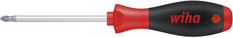 Wiha - Schraubendreher SoftFinish® Pozidriv mit Rundklinge PZ2 x 100 mm (00772)