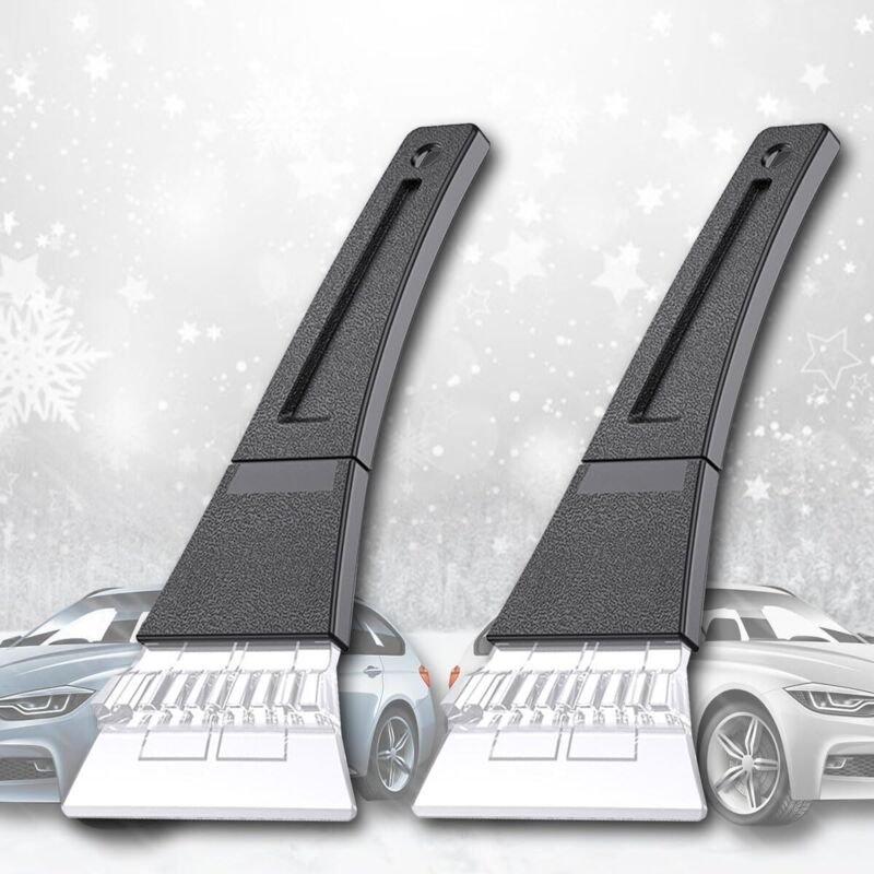CCYKXA Auto-Windschutzscheiben-Schaber, 2-teiliger Schneekratzer für Windschutzscheiben, Eiskratzer für Windschutzscheib...