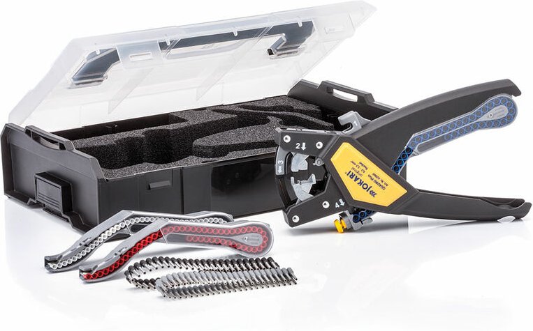 FP - Jokari Kabelverarbeitungs-Set Abisolier-/Crimpzange, Querschnitt 0,5-2,5 mm