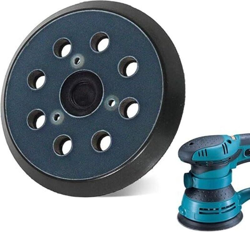 125 mm Klett-Stützteller für Makita BO5010, 8-Loch-Schleifscheiben für Makita BO 5010, 5030, 5031, 5041