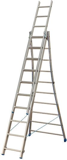 Mehrzweckleiter 3x7 Sprossen - Länge max. 4.70m - 510307
