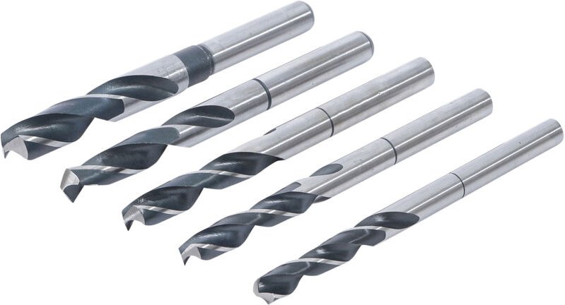 HSS-Bohrer-Satz 10 - 11 - 12 - 13 - 15 mm 5-tlg.