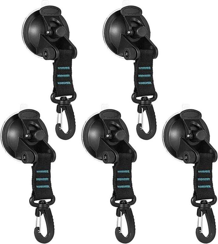 Hochleistungs-Vakuum-Saugnapf mit Haken, abnehmbare, starke Saugnapfhaken, vielseitiger, wiederverwendbarer Befestigungs...