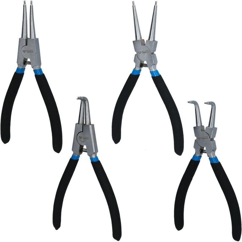 Brilliant Tools - Seegeringzangen Satz, 4-tlg, 175 mm