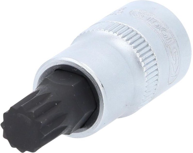 KS-Tools 911.9306 1/2" Bit-Stecknuss XZN, kurz, M1 2