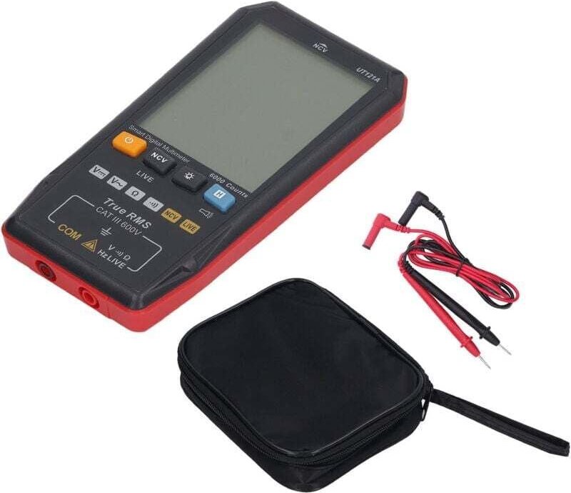 Multimètre Numérique Intelligent NCV Test Tension AC DC Fréquence Condensateur Diode Alarme Anti Brûlure