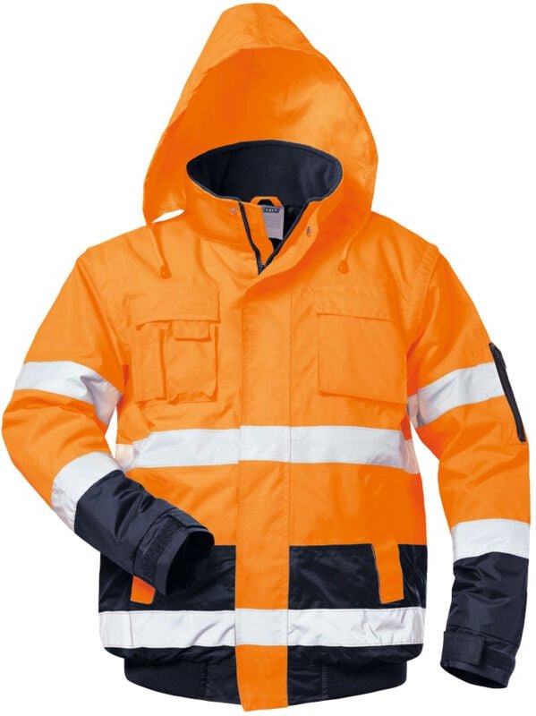 Gr .4XL (70/72) OTTO WARNSCHUTZPILOTJACKE ORANGE/MARINE orange OTTO high vis