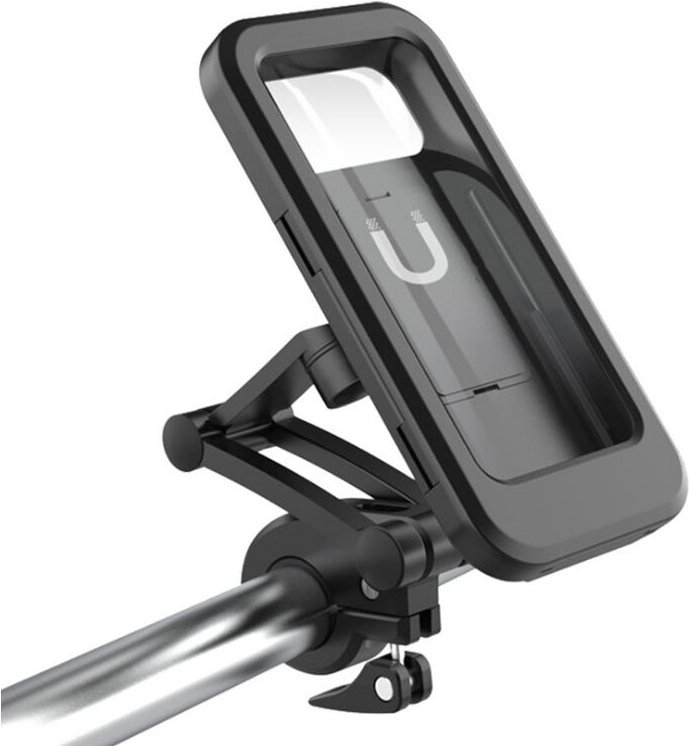 Lntyq - Wasserdichter Fahrrad-Telefonhalter mit Touchscreen, 360° drehbare Fahrrad-Lenkertasche, Handyhalter für Mobilte...