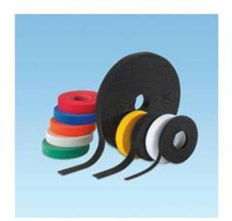 Panduit Hook & Loop Cable Tie, 15' roll, Black Kabelbinder Nylon Schwarz