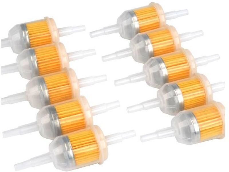 Packung mit 10 Universal-Kraftstofffiltern, 6-mm-Schnellkraftstofffilter, 8-mm-Benzin- und Dieselfilter