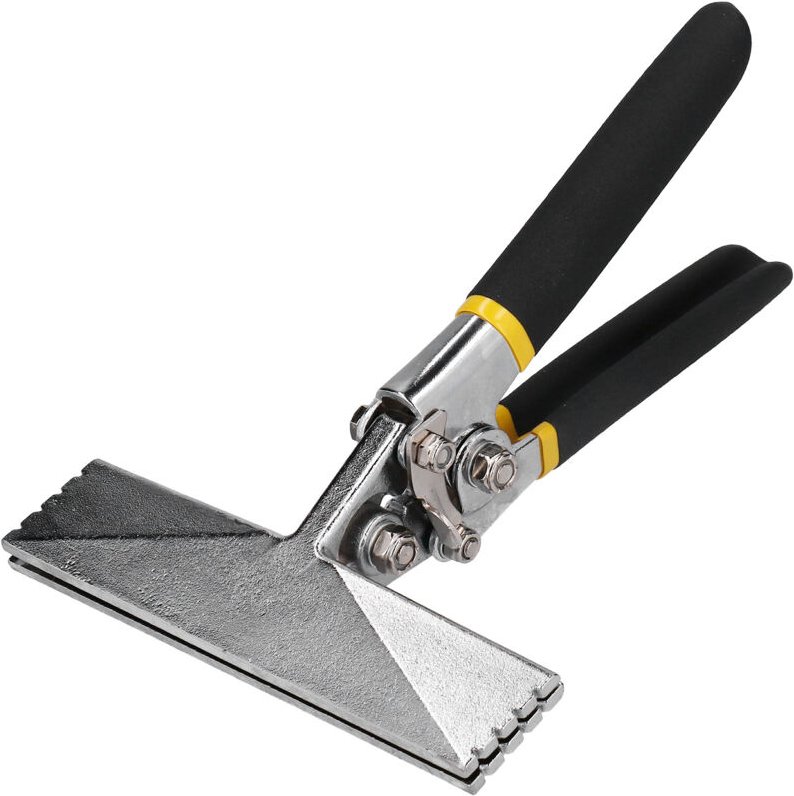 Handbetriebene Blechnähmaschine, Blechbiegegerät mit geraden Backen zum Glätten von Metall, ergonomischer Reifengriff, M...