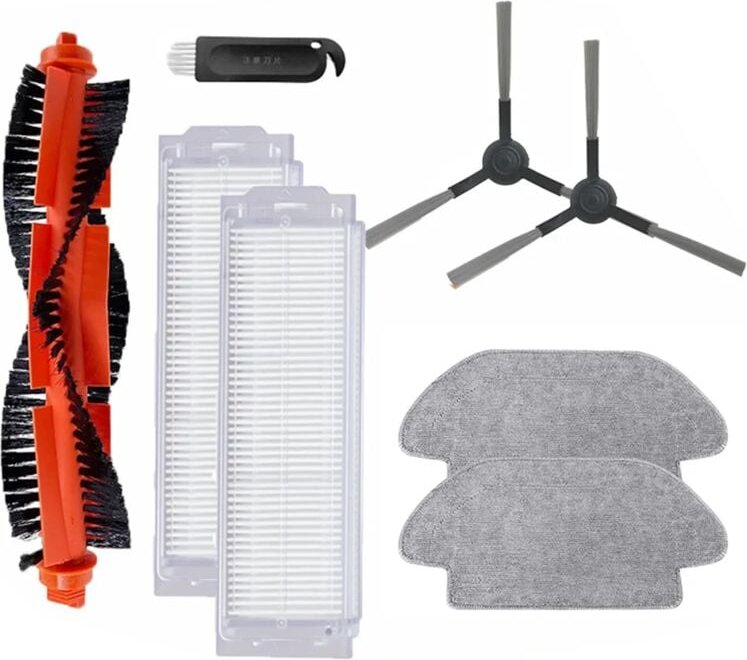 Für mgtec Twinboth S9 Roboter-Staubsauger, Hauptseitenbürste