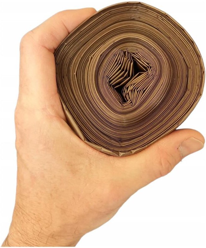 Dicke braune Bioabfallsäcke 240 l 1,1 kg 55 µm Säcke für Grasblätter 240 l