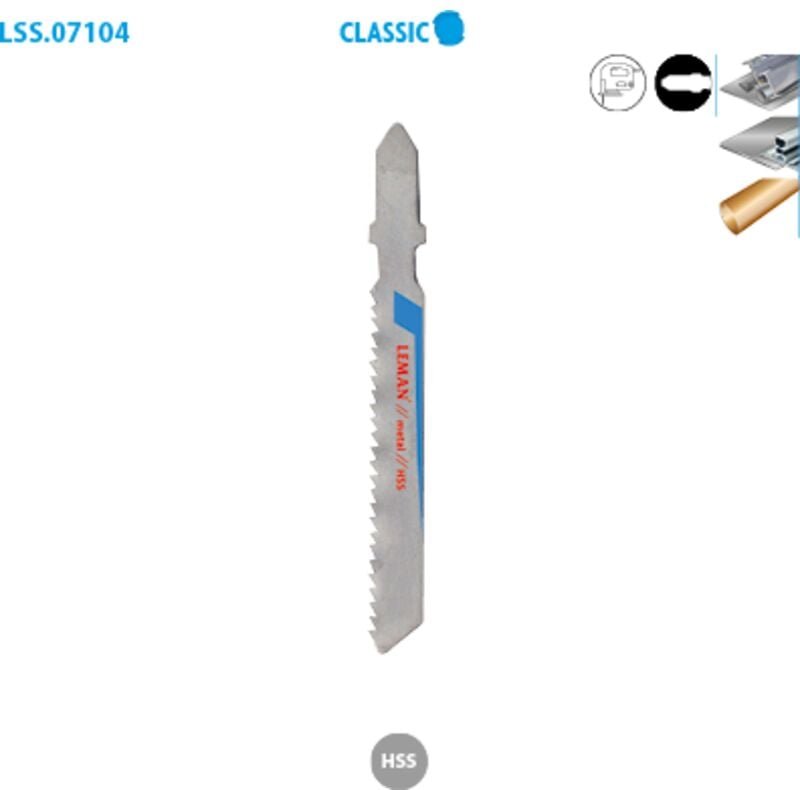 Metallsägeblatt für Stichsäge, dickes Metall schneiden, Classic, 3er Pack