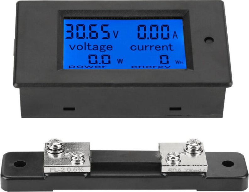 PEACEFAIR PZEM-051 CC 6,5-100 V Digitalvoltmeter-Amperemeter (50 A Shunt)