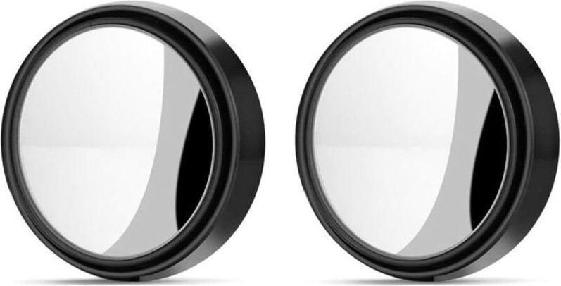 Schwarzes Paar Weitwinkel-Rückspiegel, 2er-Pack HD-Auto-Rückspiegel, 360-Grad-Rundum-Auto-Rückspiegel, verstellbarer Wei...