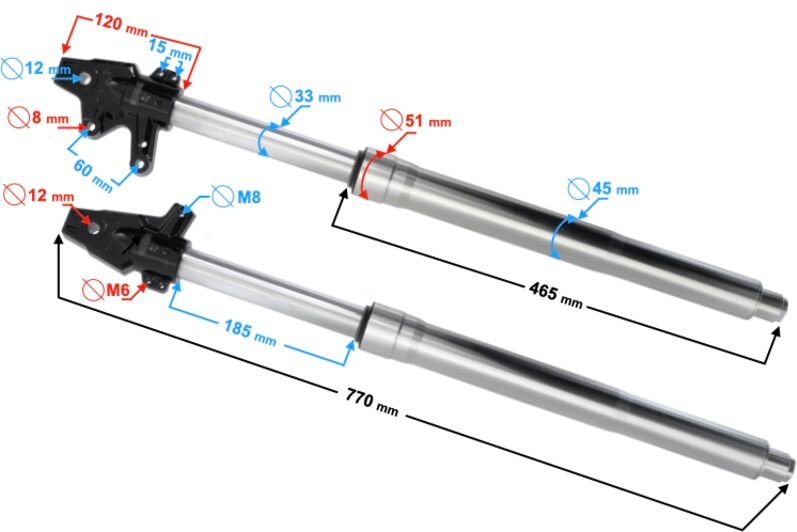 Stoßdämpfer vorne FR 2