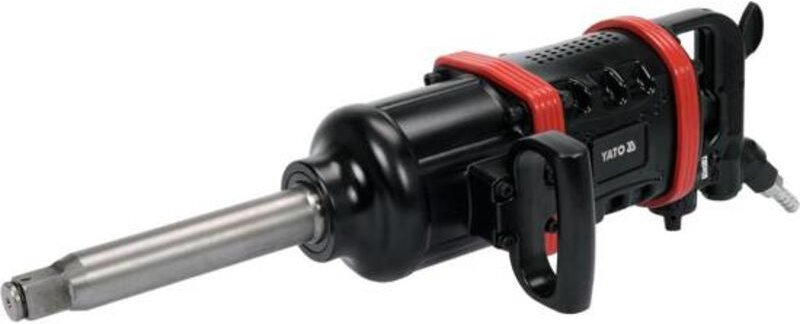 Yato YT-09620 Schraubendreher Schlagbohrer mitAkku 1/2" 7000 RPM 5800 Nm Schwarz, Rot