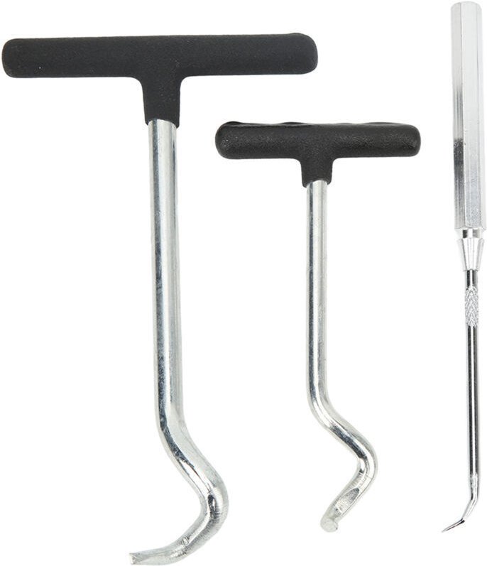 O-Ring-Auszieher, 3-teilig, Griff aus Weichstahl, Öldichtungs-Auszieher, Ausziehwerkzeug für Pkw, SUVs und Lkw