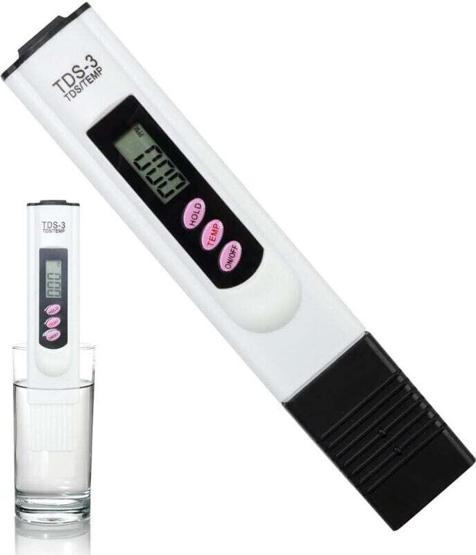 Thumbnail - Tester digitale della qualità dell'acqua TDS, display LCD, intervallo di misurazione 0-9990 ppm, precisione di lettura d...