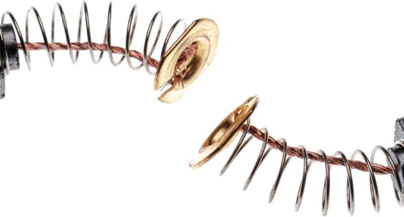 Vhbw - 2x Kohlebürste 6 x 9 x 12 mm kompatibel mit Makita 6824, 6824N, 6825R, 6826, 6826N, 6827, 6830, 6832 Elektrowerkz...