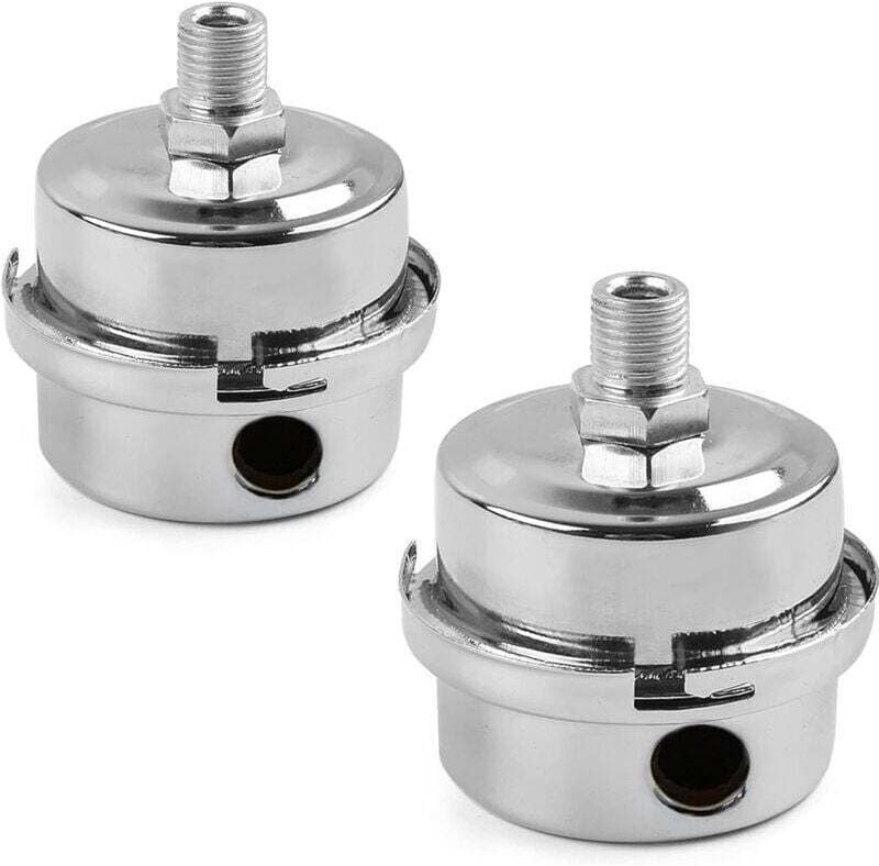 Ulisem2-teiliger Luftkompressor-Filterschalldämpfer, Metall-Luftfilter, Schalldämpfer-Saugfilter zur Verwendung im Luftk...