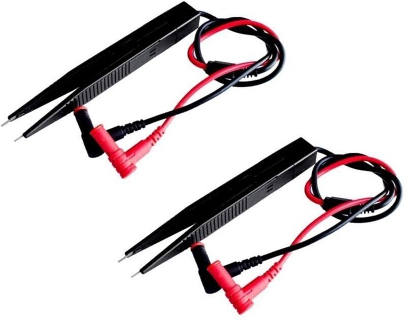 Set mit 2 Multimeter-Messspitzen, Kondensator, Induktivität, LCR, Prüfklemme, SMD-Prüfklemme, Prüfklemme mit 5 mm Durchm...