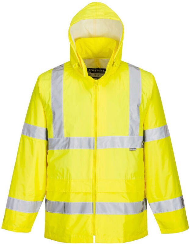 Hi-Vis Gelbe Regenjacke L