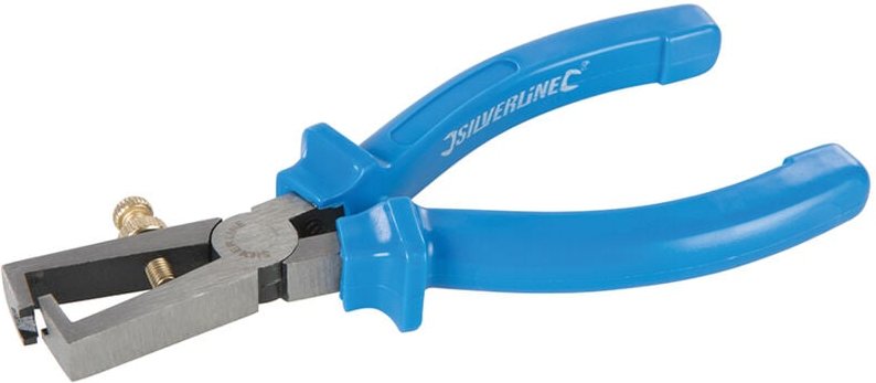 Silverline - Abisolierzange 160 mm bis 5 mm